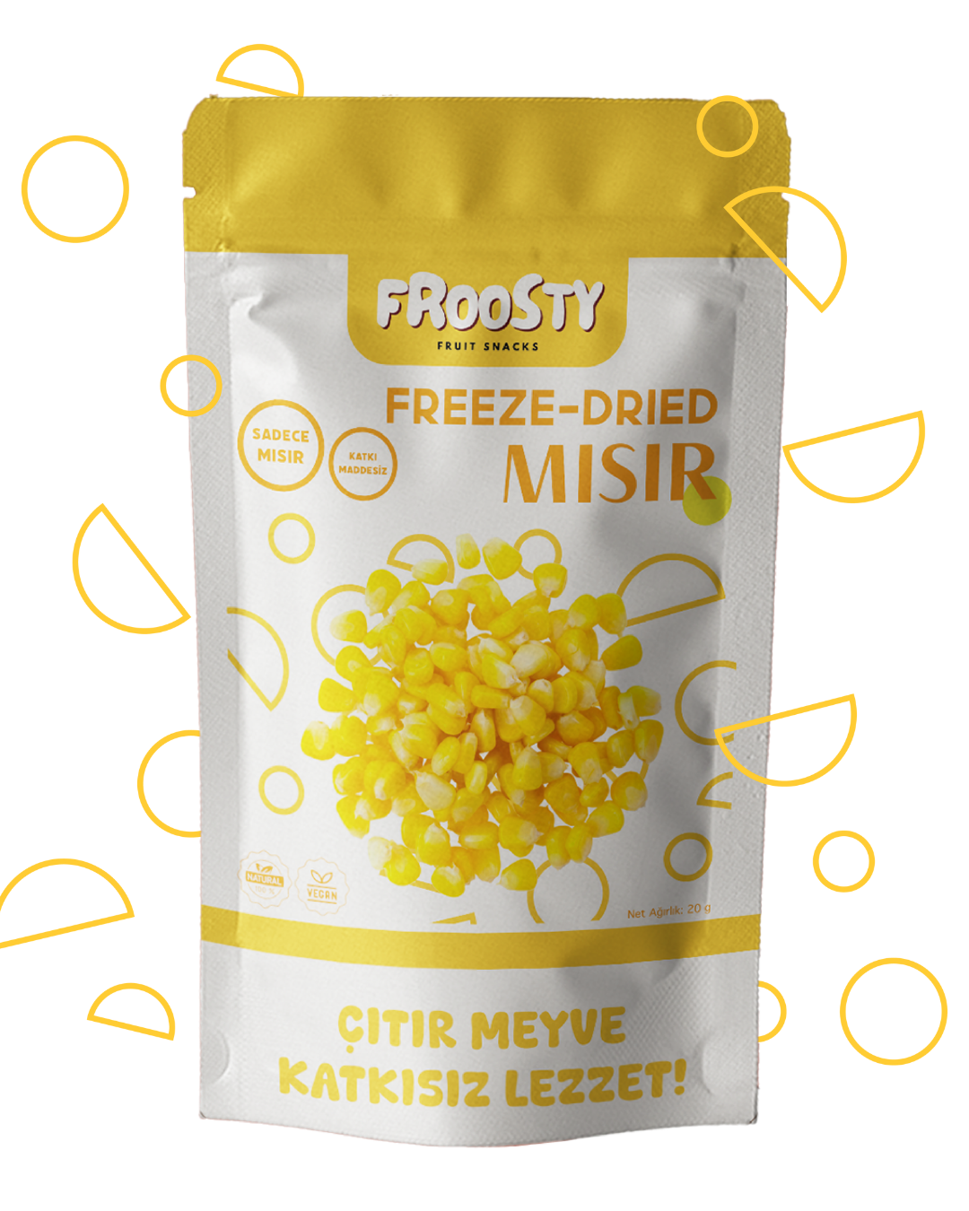 Freeze Dried Mısır - Dondurularak Kurutulmuş Mısır 20g