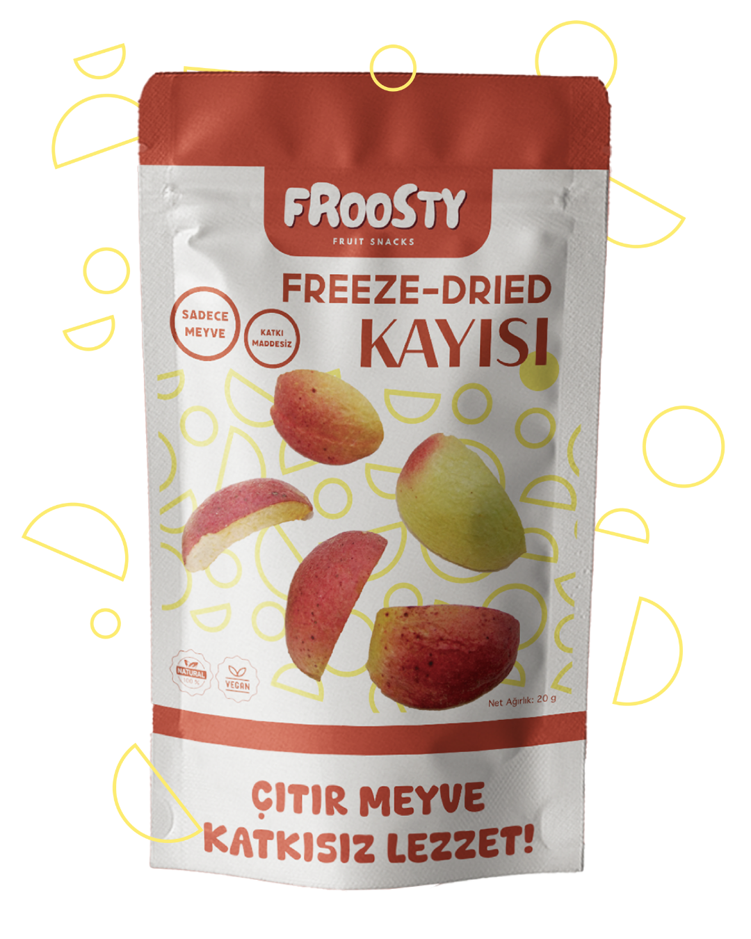 Freeze Dried Kayısı - Dondurularak Kurutulmuş Kayısı 20g